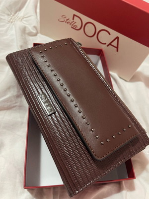 Doca Wallet new, brown with decorative details