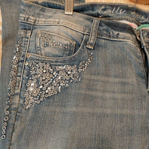 Women's denim jeans like new, size XL