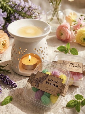 Wax Melts Set with Burner and 2+1 Gift Fragrances new