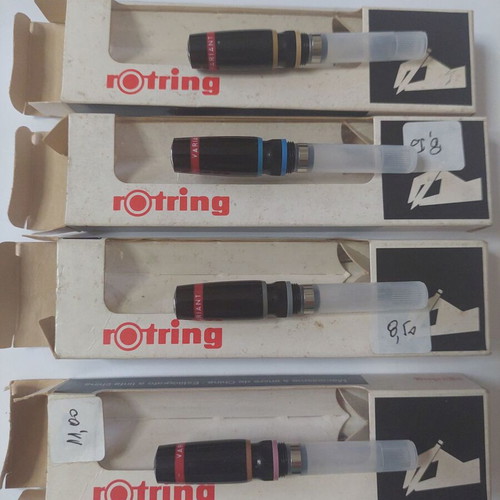 Rotring rapidograph set new with various tip sizes