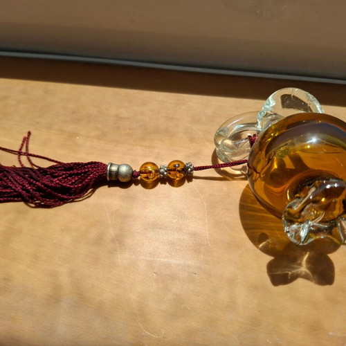 Glass decorative item like new with gift box