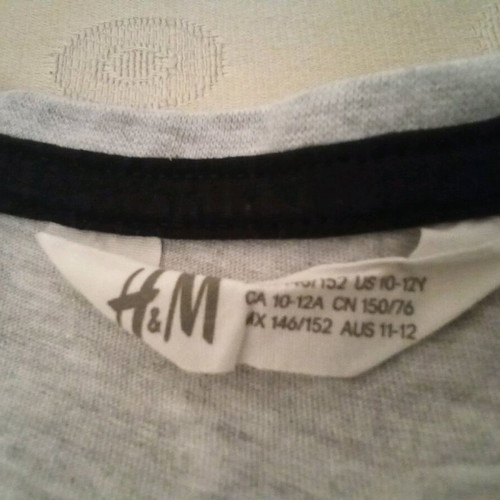 Children's sleeveless shirt used for 10-12 years old gray