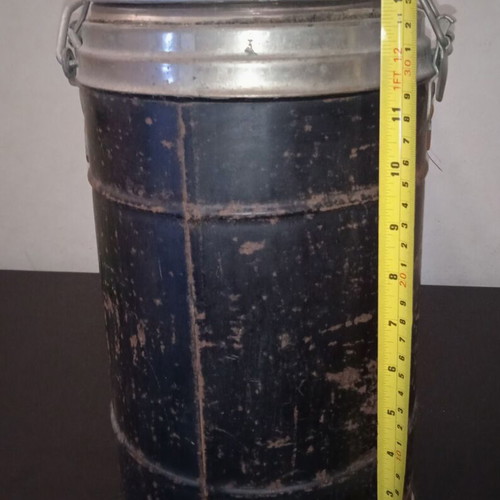 Vintage military thermos used, antique WW2 14" Pyrex jumbo jug
