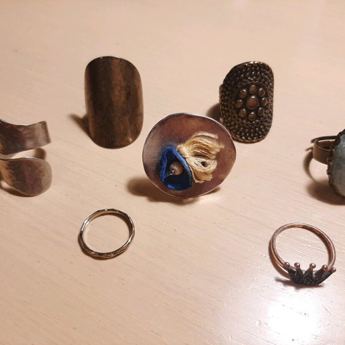 Rings used, pack of 7 pieces