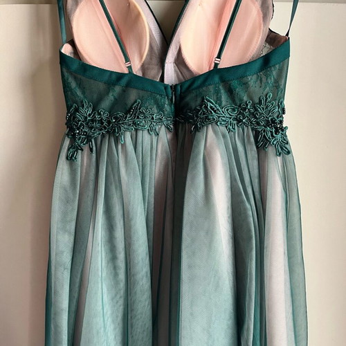 Farmaki dress like new, green evening, size S