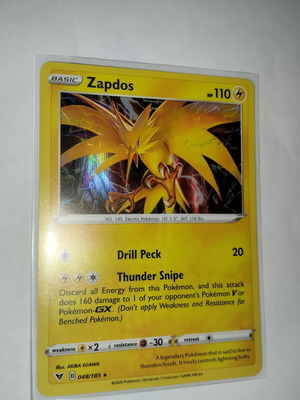 Κάρτα Zapdos Pokemon σαν καινούργιο