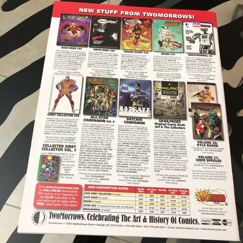 Alter Ego Magazine 86 like new, DC Comics Marvel, 2009
