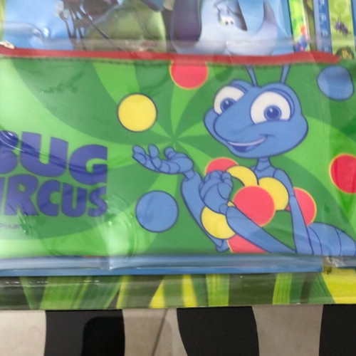 A Bug’s Life school set new with pencil case and accessories Disney Pixar 1998 vintage