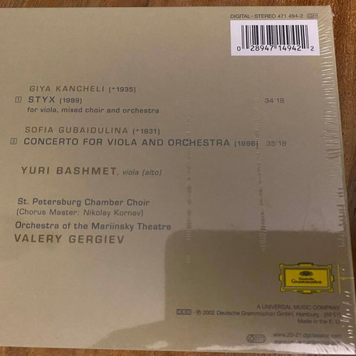 Set of 3 CDs new with Kancheli, Gubaidulina, Ry Cooder