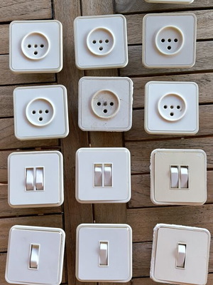Legrand sockets and switches pack, vintage