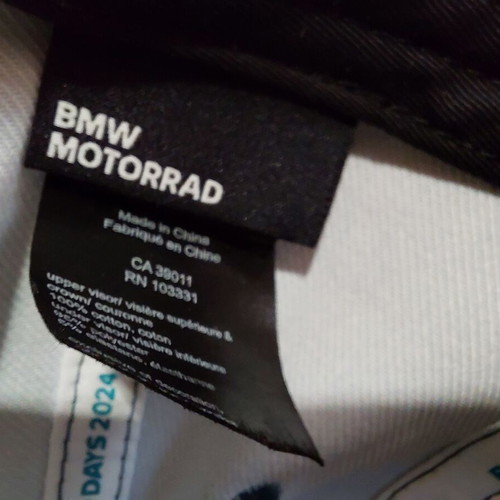 BMW Motorrad Days 2024 cotton cap, one size
