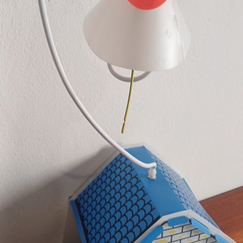Novalight children's ceiling lamp new, plastic house shape
