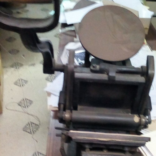 Heidelberg hand-operated press 19th century like new