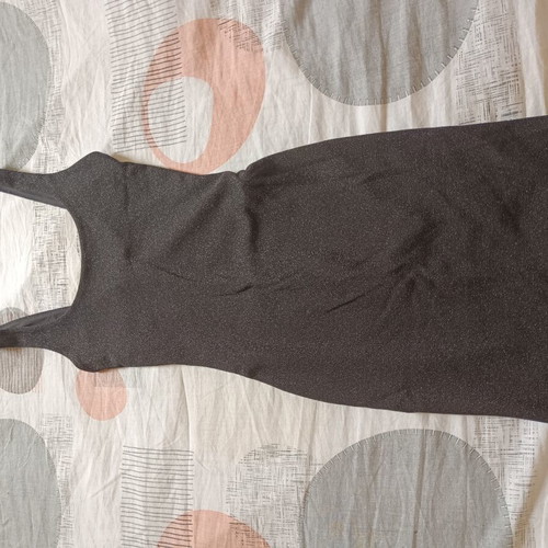 Bershka evening mini dress like new, black, tight fit with rhinestones