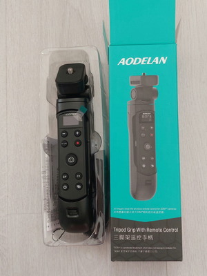 Ασύρματο τρίποδο vлог AODELAN TG-1 με OLED Bluetooth дистанτικό BR-3
