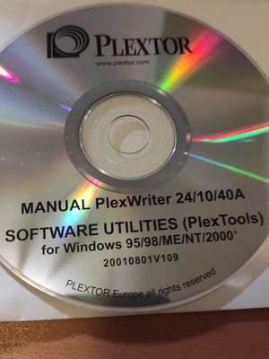 Plextor Software Utilities PlexTools 1.09 Drivers Cd σαν καινούργιο