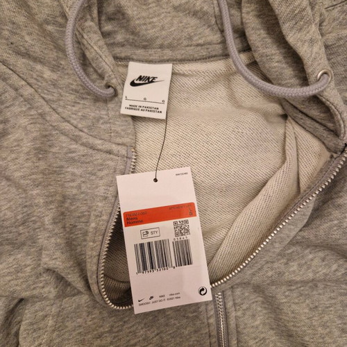 Ζακέτα Nike καινούργια, γκρι, μέγεθος L