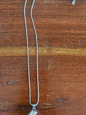 Necklace with Ice Skate Pendant new