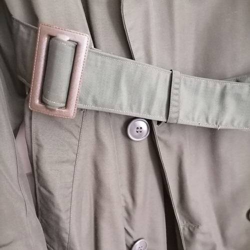 Unisex Fabric Trench Coat like new, cypress green, size M 38