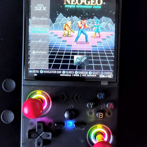 XF40V Retro Handheld Game Console Linux 4.0'' IPS Screen New