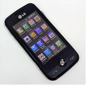 LG GS290 Cookie Fresh Μαύρο Κινητό Τηλέφωνο (Unlocked) Τηλέφωνο Αφής