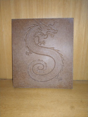 Wooden decorative Chinese dragon like new