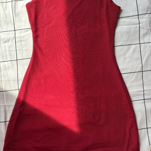 Shein elegant short dress red size M like new