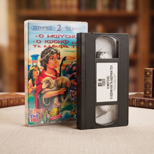 AS Company Star Video Bible Stories 2 VHS tape like new, dubbed in Greek