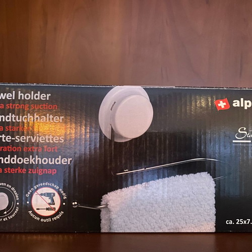 Alpina towel holder new without drilling