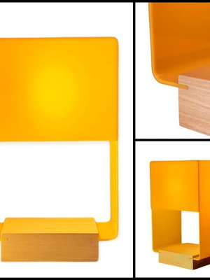 Bauhaus & De Stijl Design Table Lamp by Pingpong Design, New