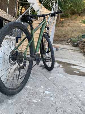 Merida mountain bike used with disc brakes and front suspension