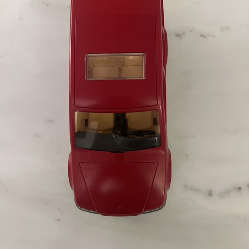 Playmobil Red Family Car with 3 Figures and Accessories like new