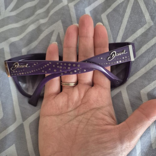 Diesel sunglasses used, unique purple color