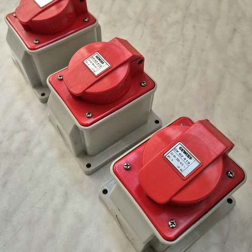 Gewiss Industrial Wall Plugs GW 62 419 New Pack of 3