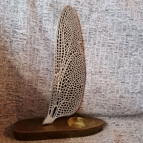 Sculpture used by Sarantopoulou Christina titled Traveling, steel