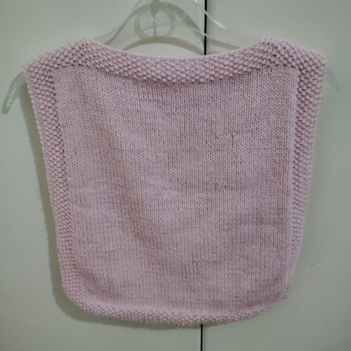 Handmade knitted kazaka sweater, pink