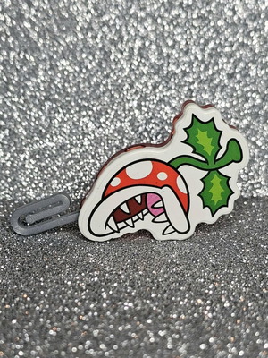 Kinder Joy Super Mario piranha plant keychain without paper new