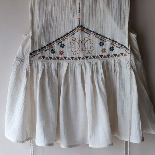 Boho T-shirt with embroidery