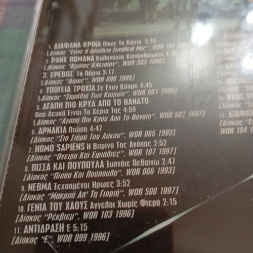 Underground '98 rock CD