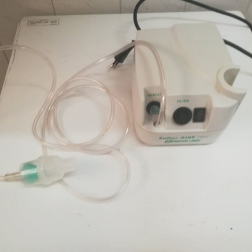 Nebulizer used with tubes and masks for medication