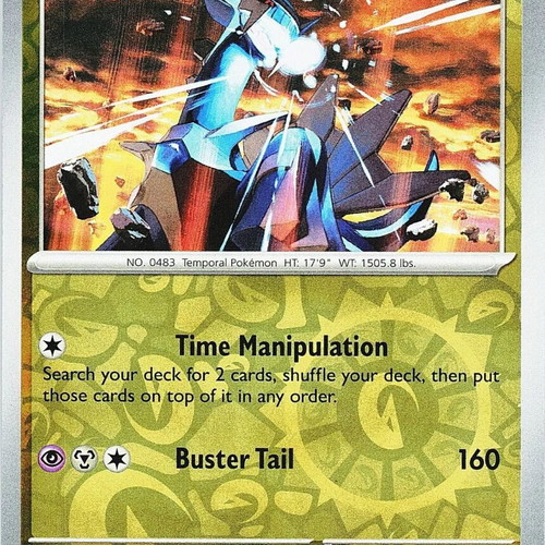 Pokemon SV08 Surging Sparks Dialga 135/191 Reverse Holo new collectible card
