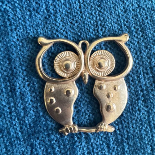 Metal charms like new for keychain or necklace, owl and girl
