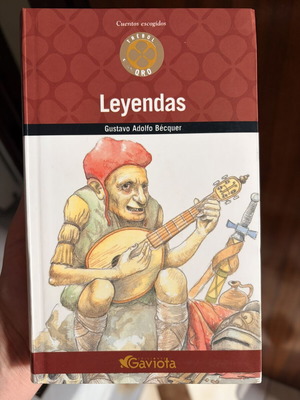Leyendas Spanish Literature Book like new with notes on first pages