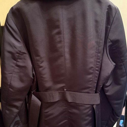 Marks and Spencer women's black trench coat like new, size XXXL