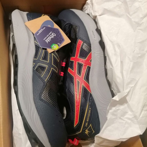 Asics Sonoma 7 men's athletic shoes size 48 new, black and gray