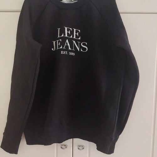 Lee black sweatshirt size S like new, 100% cotton