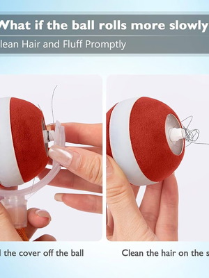 Petiepaw Interactive Cat Toy Ball new, rechargeable with motion sensor