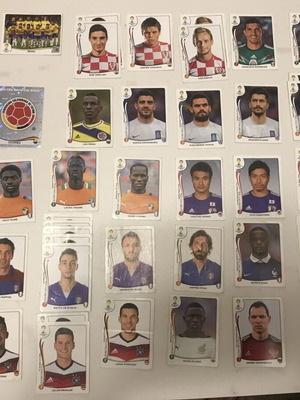 Panini World Cup 2014 stickers used, 29 different