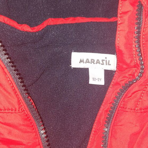 Marasil sleeveless jacket with hood for 2 years, 92 cm