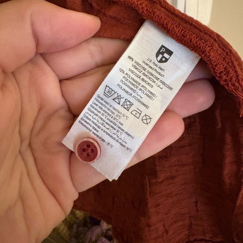 U.S. Polo Assn. shirt like new, terracotta color, size S
